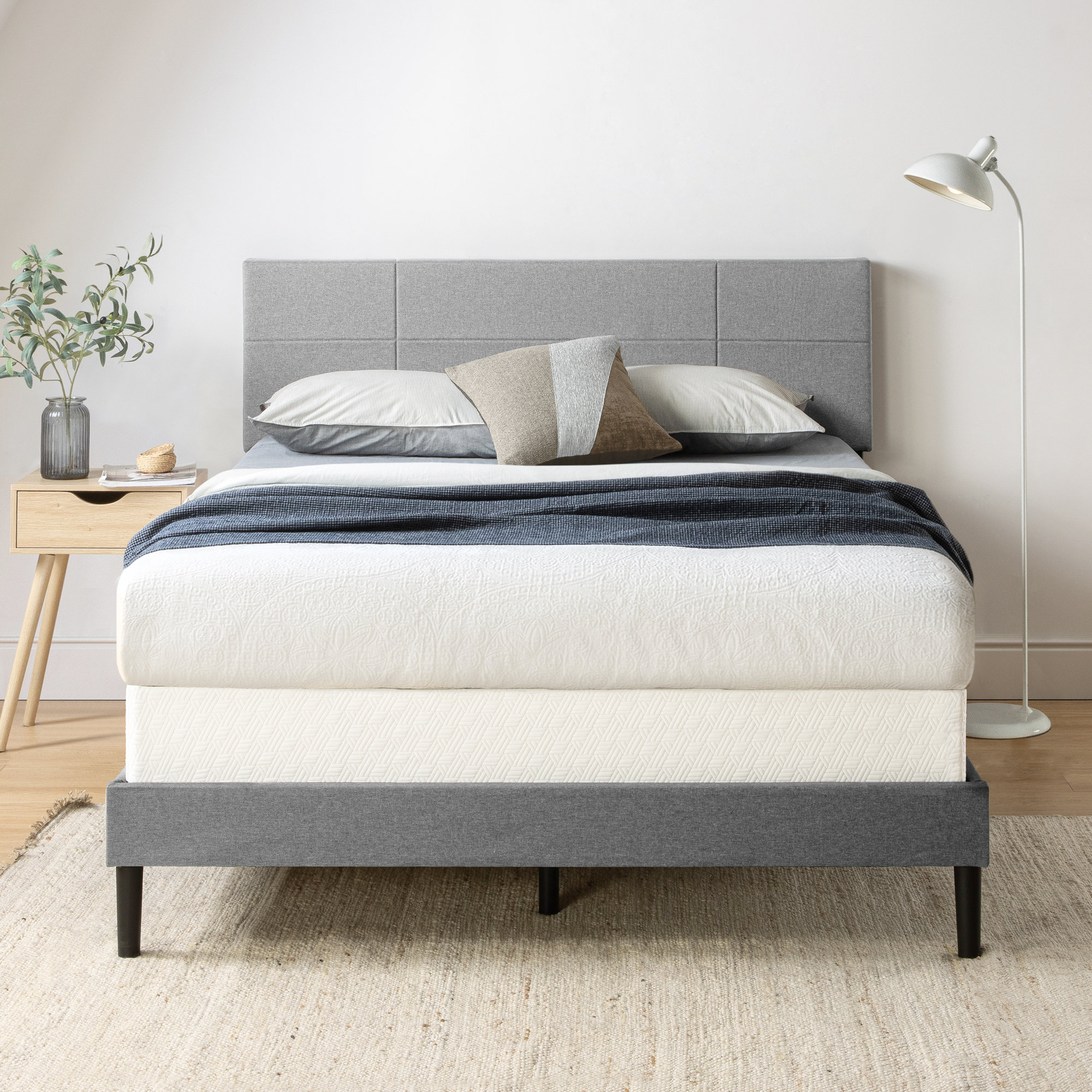 Mellow Metal Box Spring with Wood Slats Reviews Wayfair